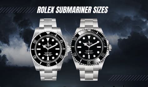 rolex submariner case dimensions|rolex size chart.